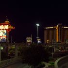 Nächtlicher Blick auf das Mandalay Bay 