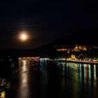 Nächtlicher Blick auf Heidelberg