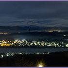 Nächtlicher Blick ins Alpenvorland