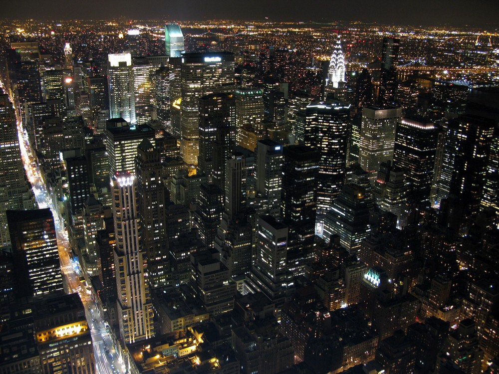 nächtlicher Blick vom Empire State Building-3