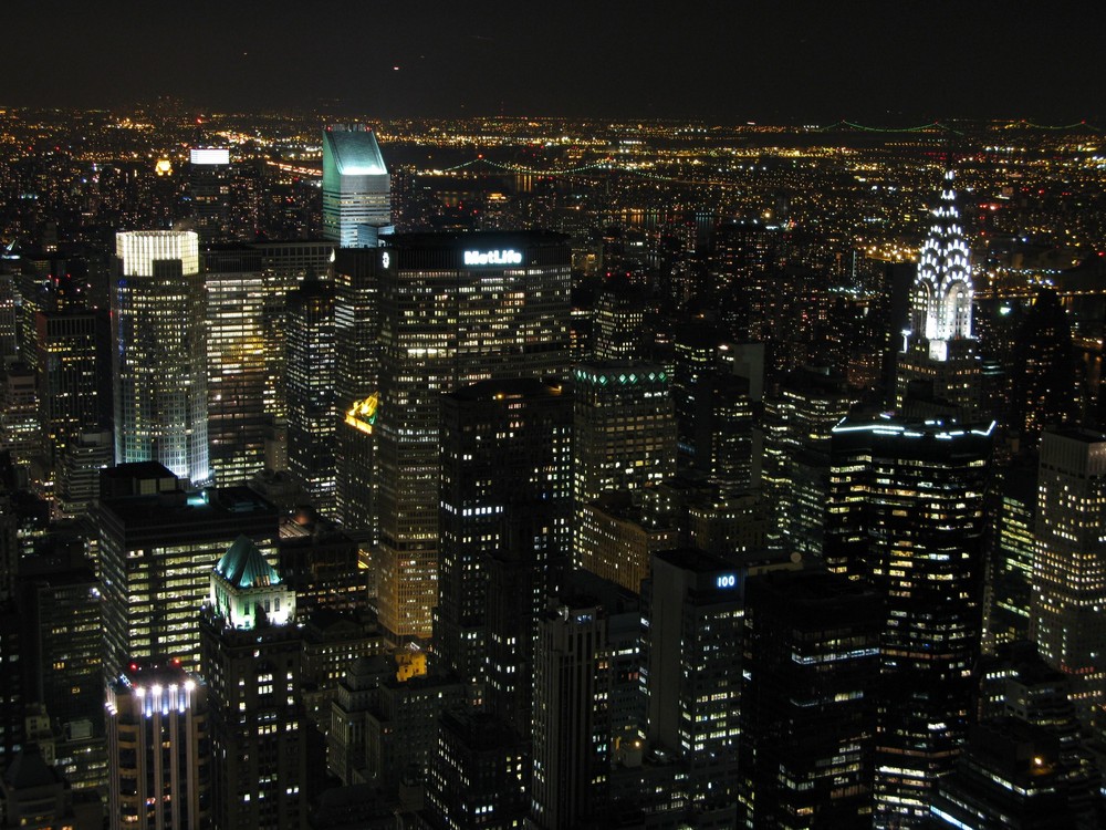 nächtlicher Blick vom Empire State Building-4