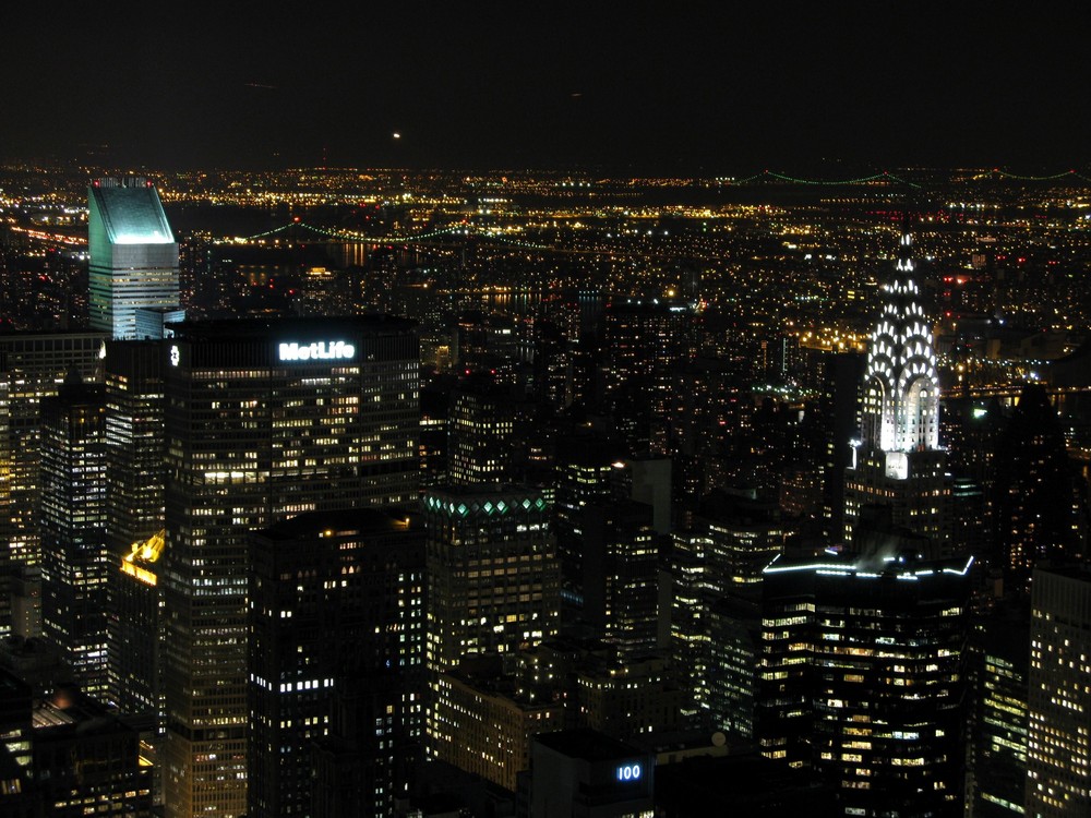 nächtlicher Blick vom Empire State Building-6
