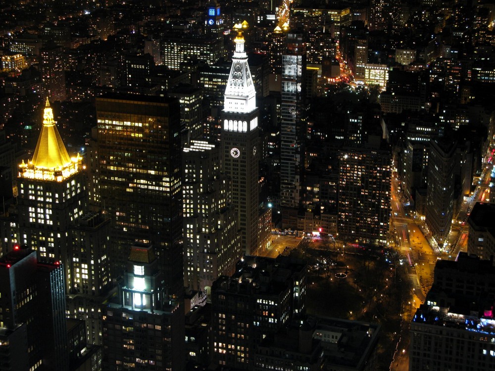 nächtlicher Blick vom Empire State Building-8