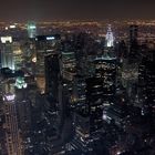nächtlicher Blick vom Empire State Building