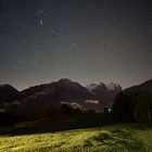 Nächtlicher Blick zum Wetterhorn