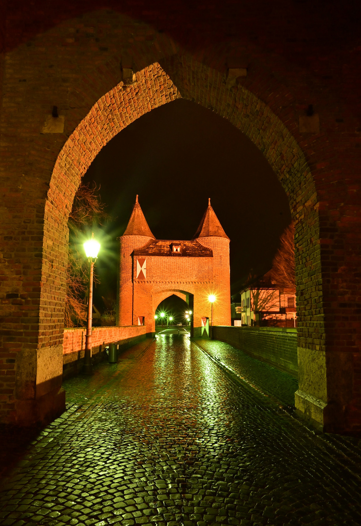 Nächtlicher Durchblick in Xanten