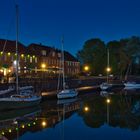 Nächtlicher Hafen Hooksiel