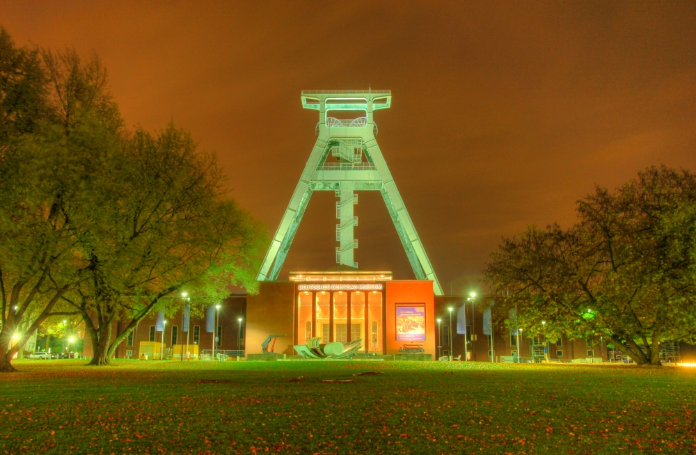 Nächtlicher Ruhrpott - Bergbaumuseum