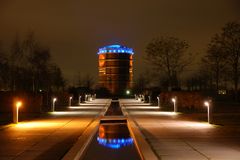 Nächtlicher Ruhrpott - Der Gasometer