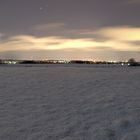 Nächtlicher Winterblick auf Kiel