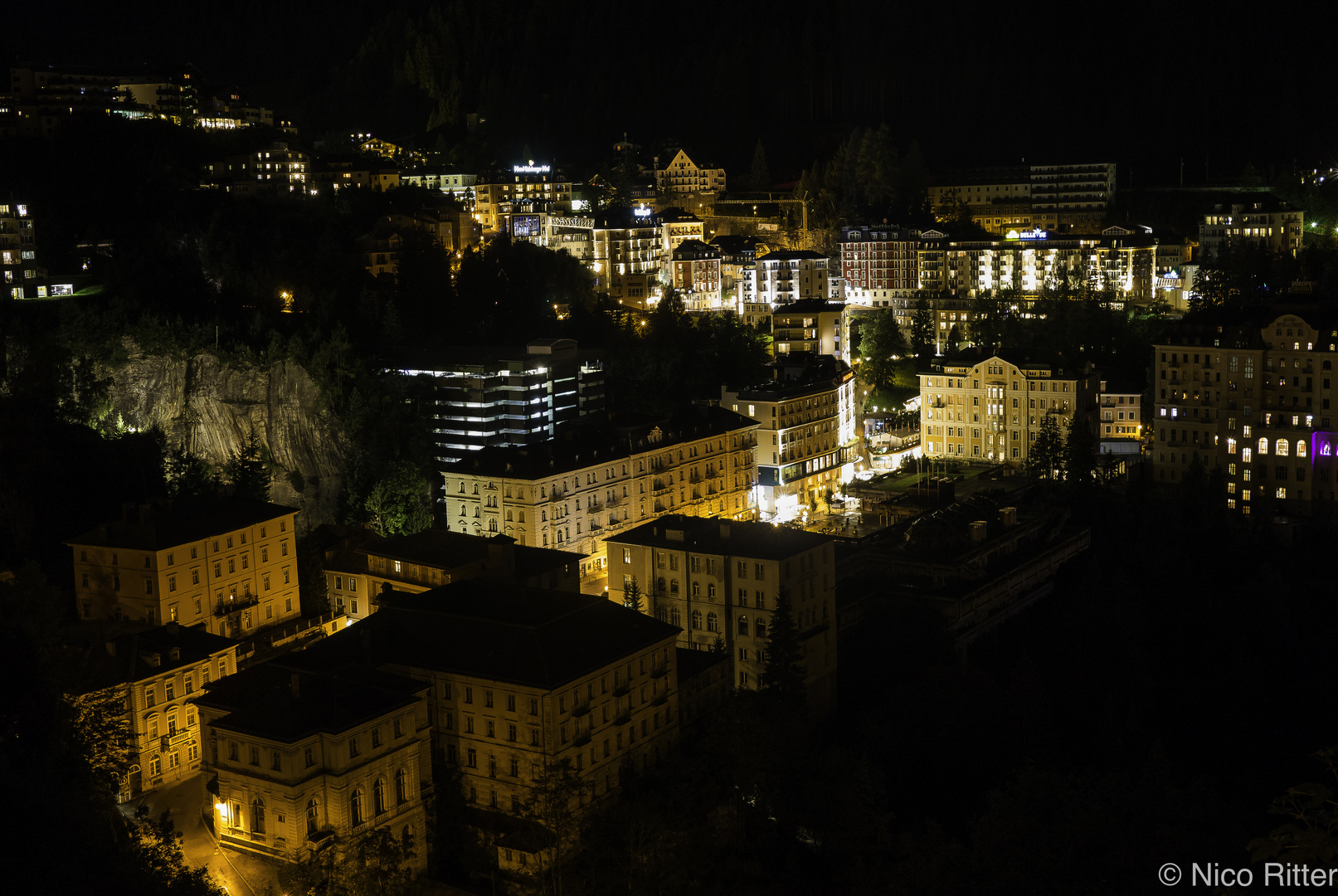 Nächtliches Bad Gastein