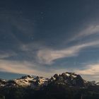 nächtliches Bergpanorama