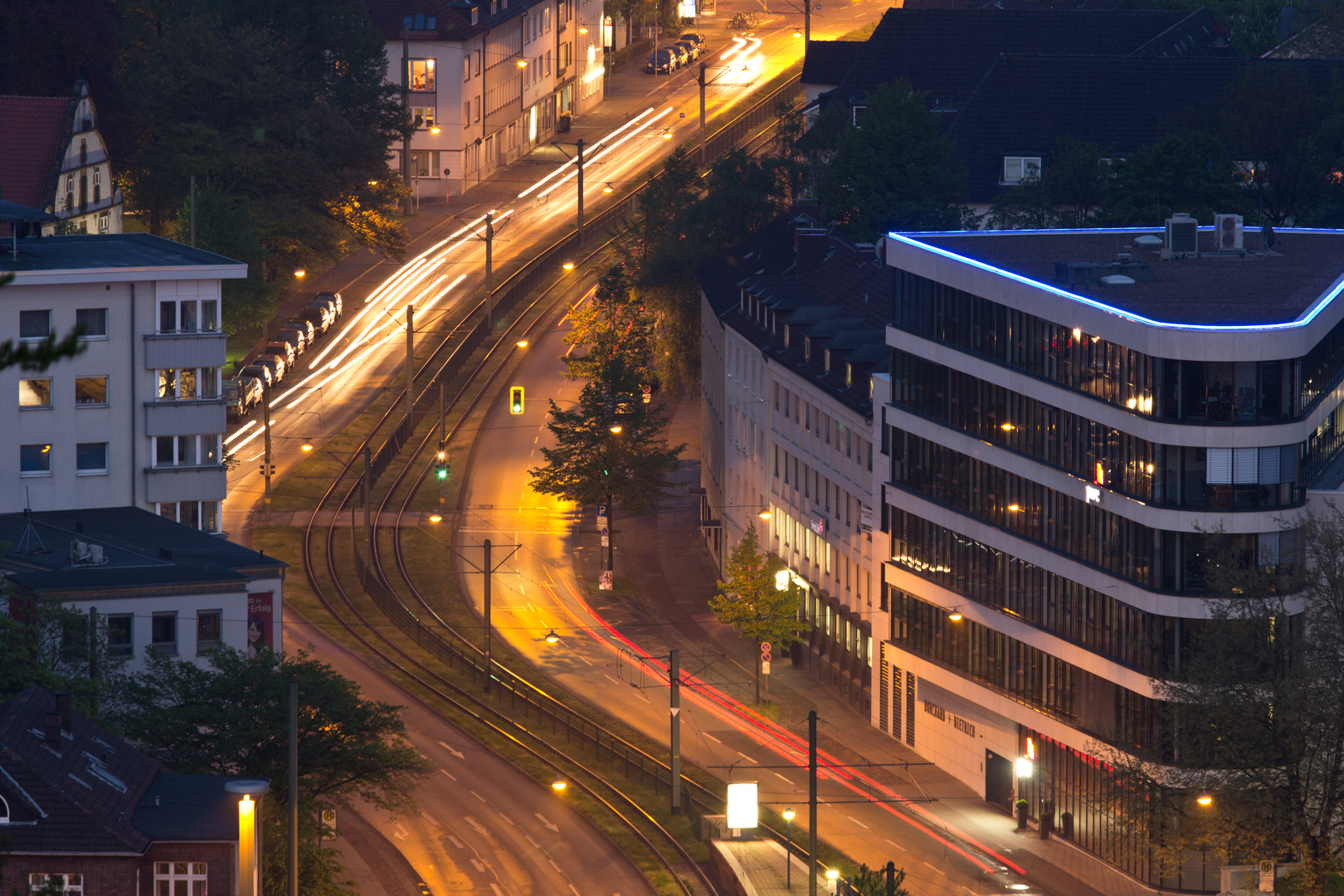 nächtliches Bielefeld