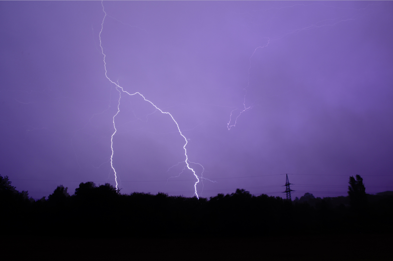 Nächtliches Gewitter