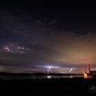 Nächtliches Gewitter am Niederrhein