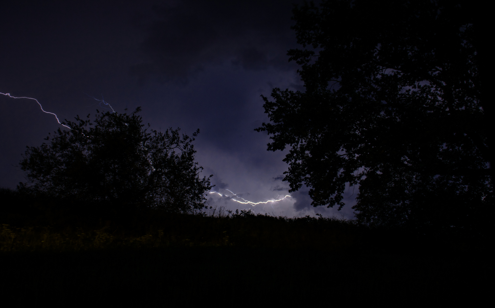 Nächtliches Gewitter