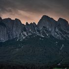 Nächtliches Gewitter in den Dolomiten