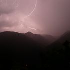 Nächtliches Gewitter über dem Virgental