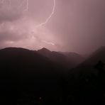 Nächtliches Gewitter über dem Virgental