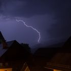 Nächtliches Gewitter über Lassing/Steiermark