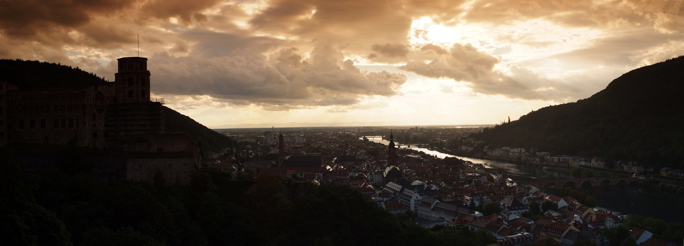 Nächtliches Heidelberg