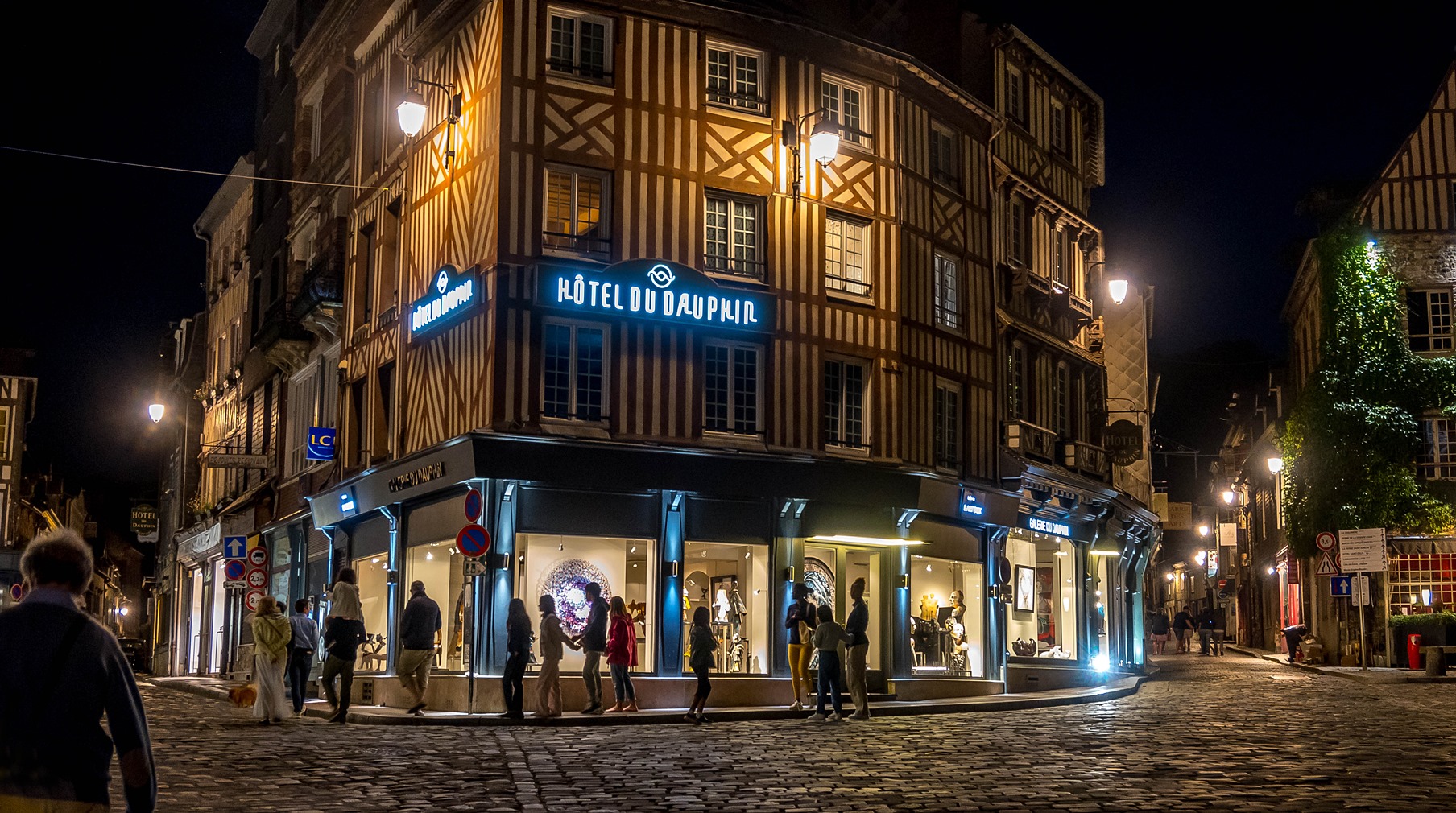 nächtliches Honfleur