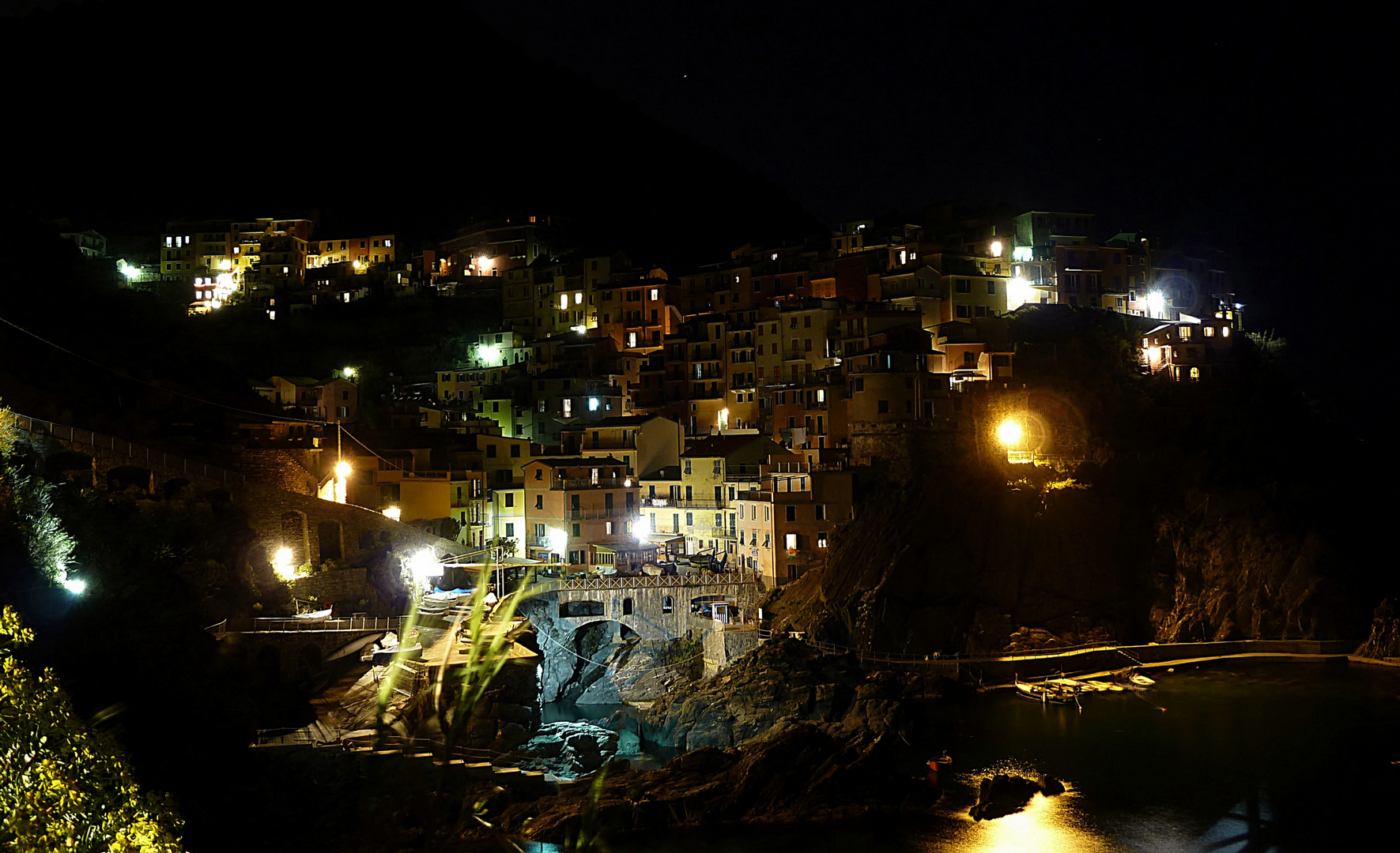 Nächtliches Manarola