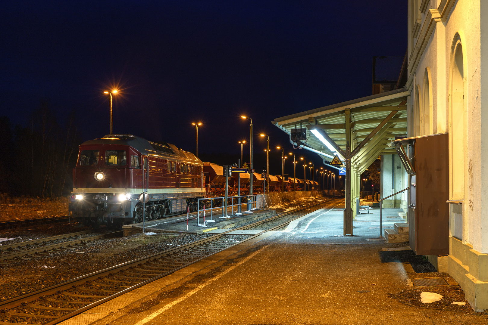 Nächtliches Reichsbahnflair 