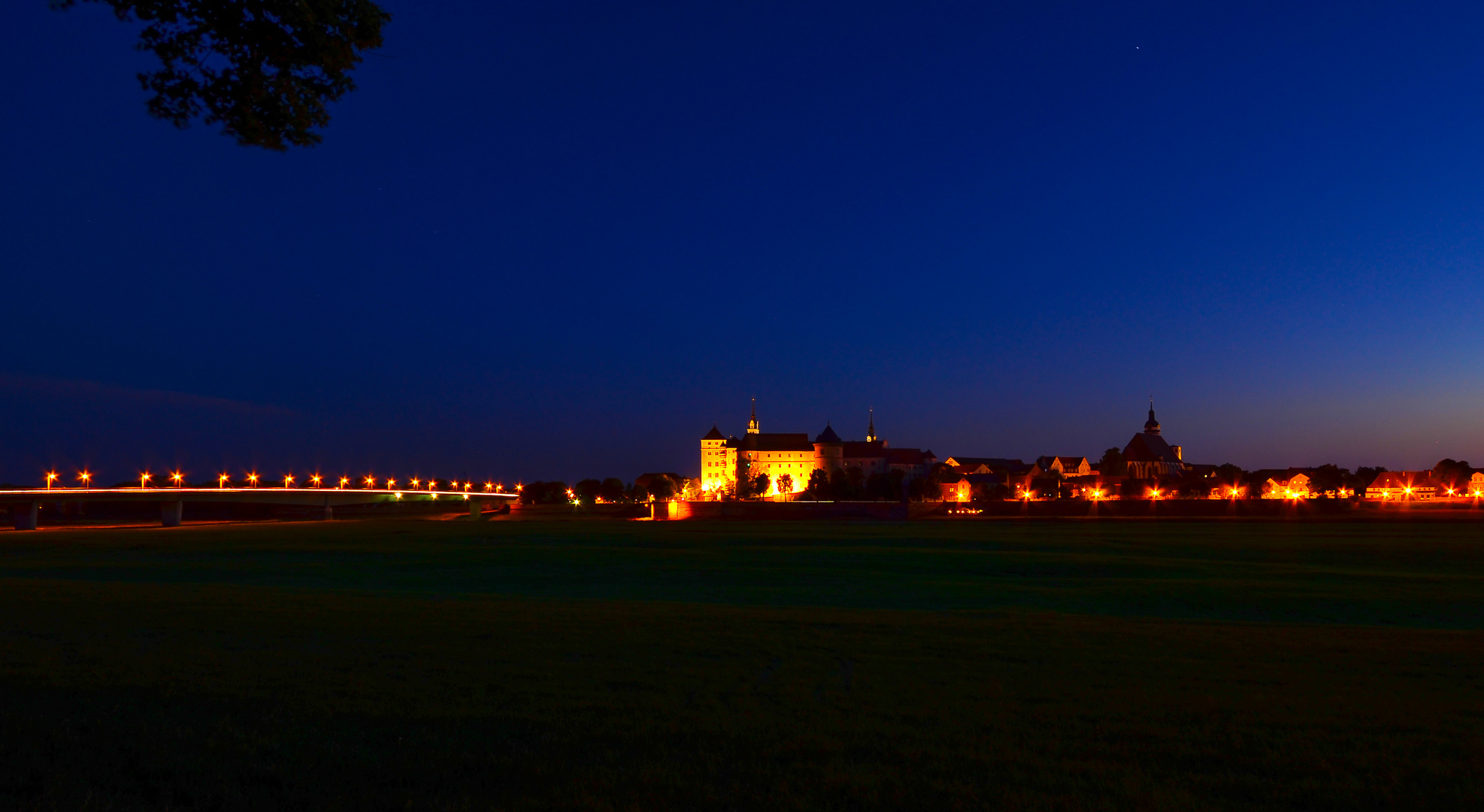 Nächtliches Torgau