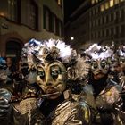 nächtliches Treiben an der Basler Fasnacht