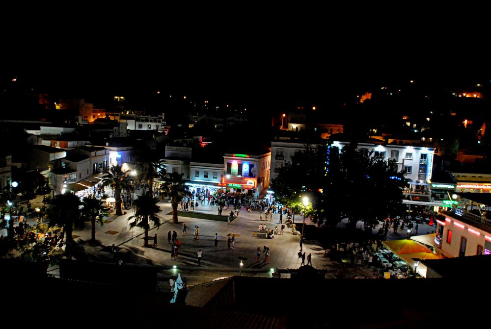 Nächtliches Treiben in Albufeira