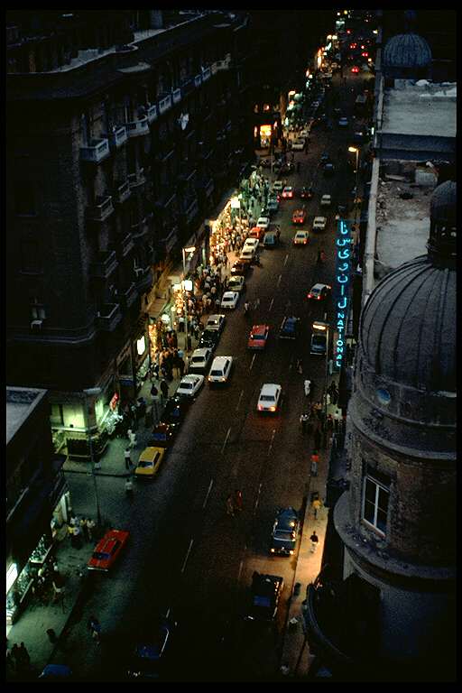 nächtliches Treiben in der Talaat Harb !