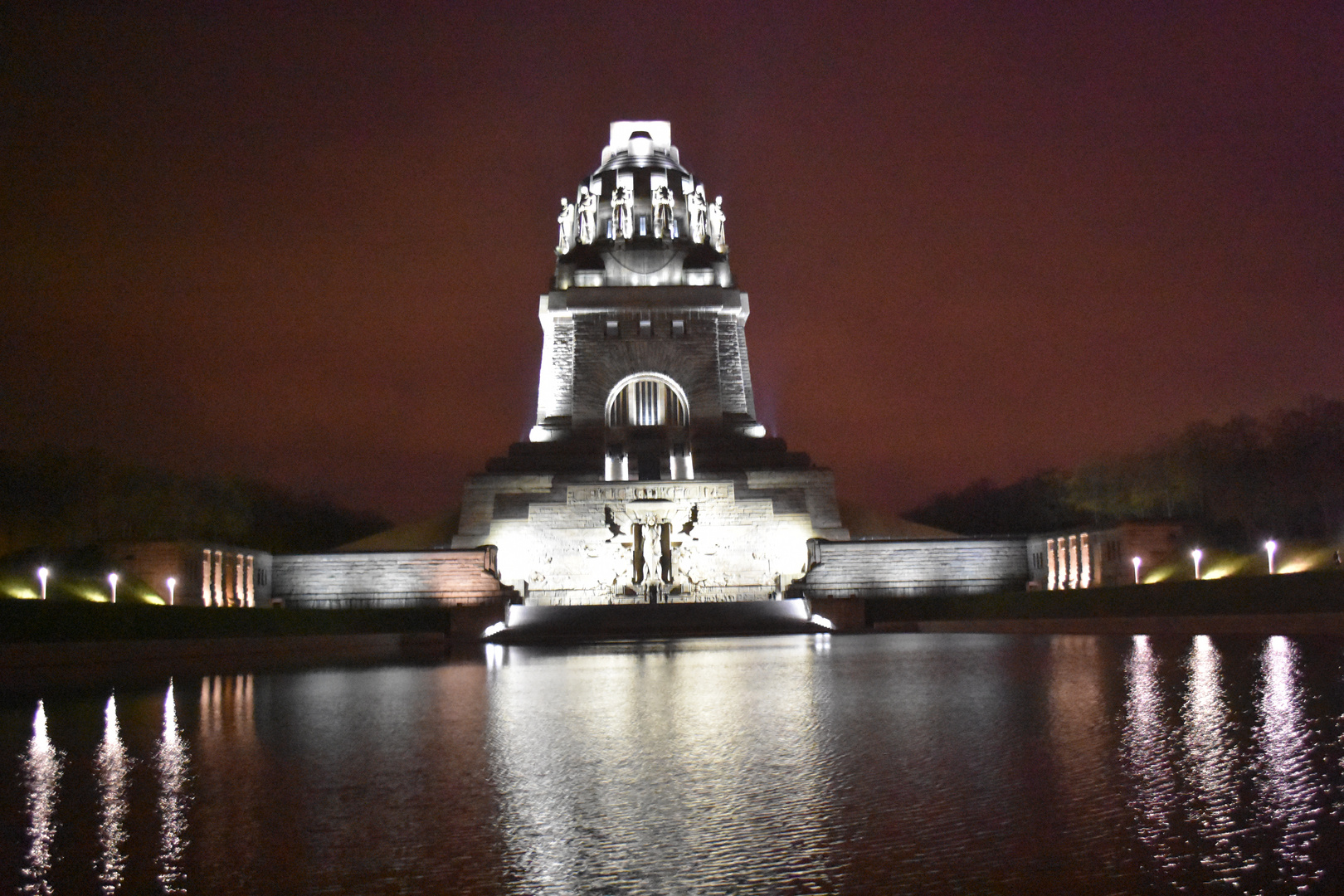 Nächtliches Völkerschlachtdenkmal