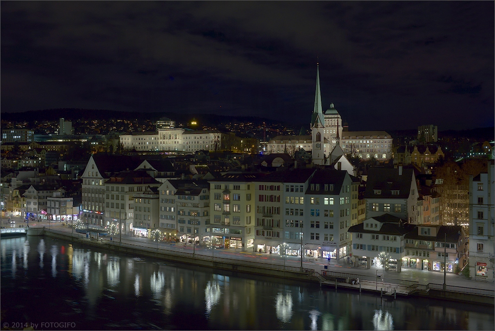 Nächtliches Zürich