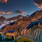 nähe Weißkugelhütte mit Weißkugel rechts