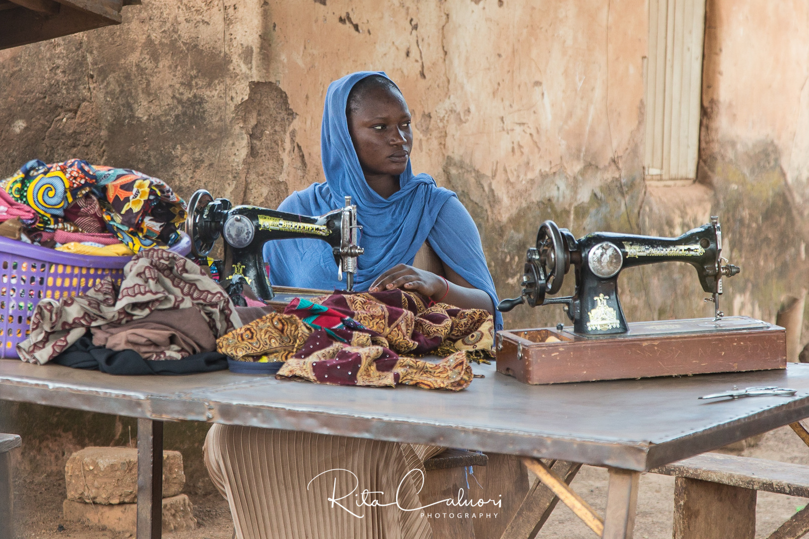 Näherin aus Ghana