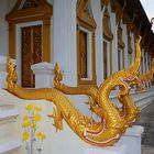 Naga snakes at Wat That Foun in Vientiane