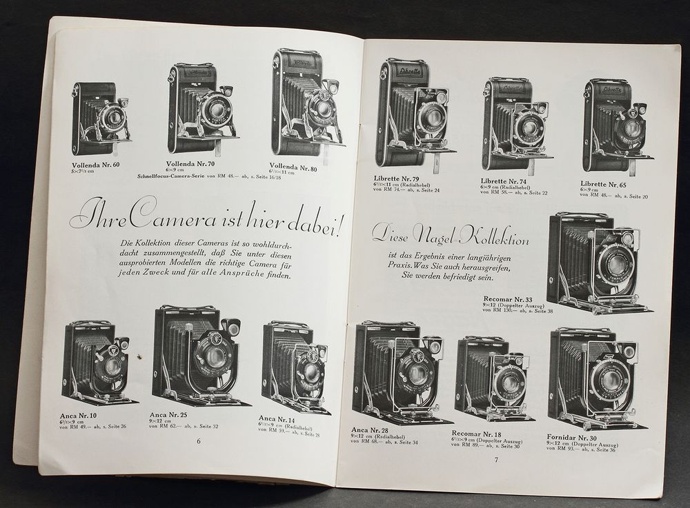 NAGEL-Kameras (Haupkatalog April 1930)