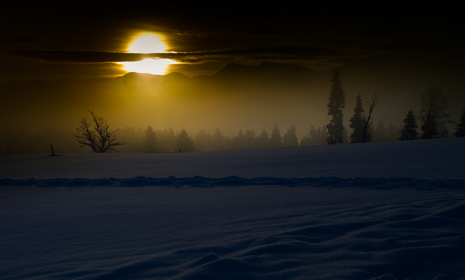 Nagelfluhkette I Sonnenaufgang