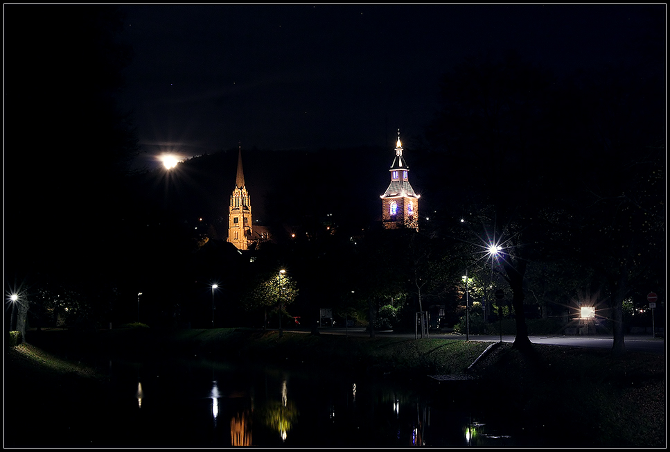 Nagold bei Nacht