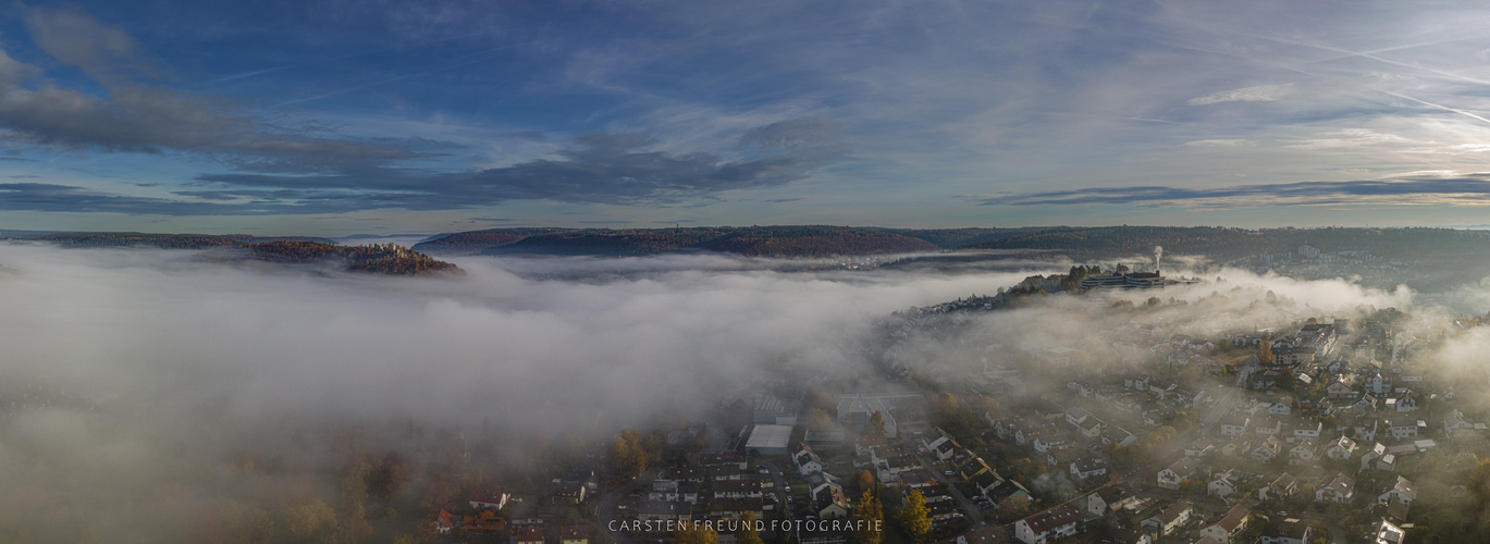 Nagold im Nebel