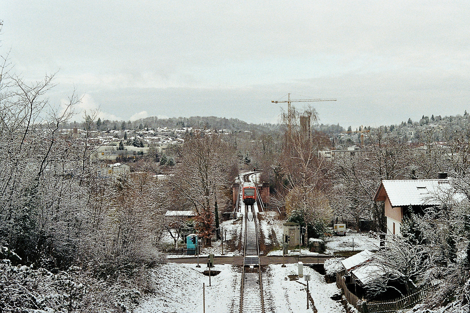 Nagoldtalbahn bei winterlichem Wetter (3)