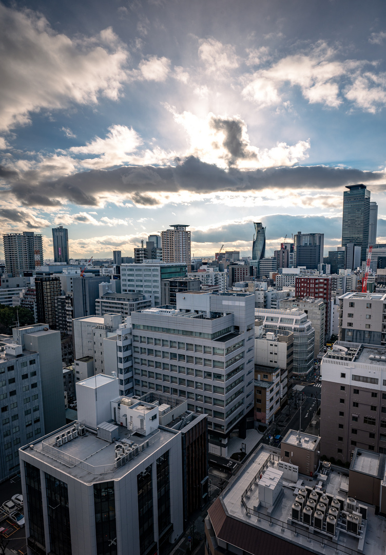 Nagoya von meinem Balkon