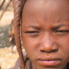 Nahaufnahme eines Himbamädchens