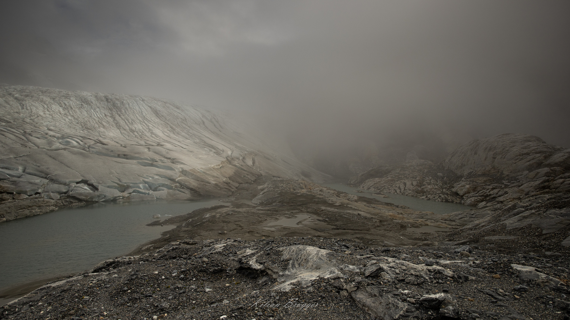 Nahe dem Gletscher