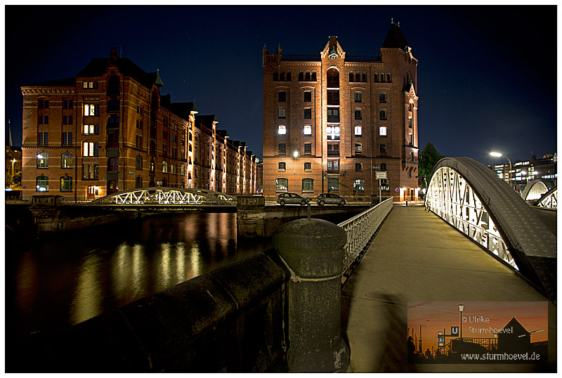 Nahe der Speicherstadtbrücke