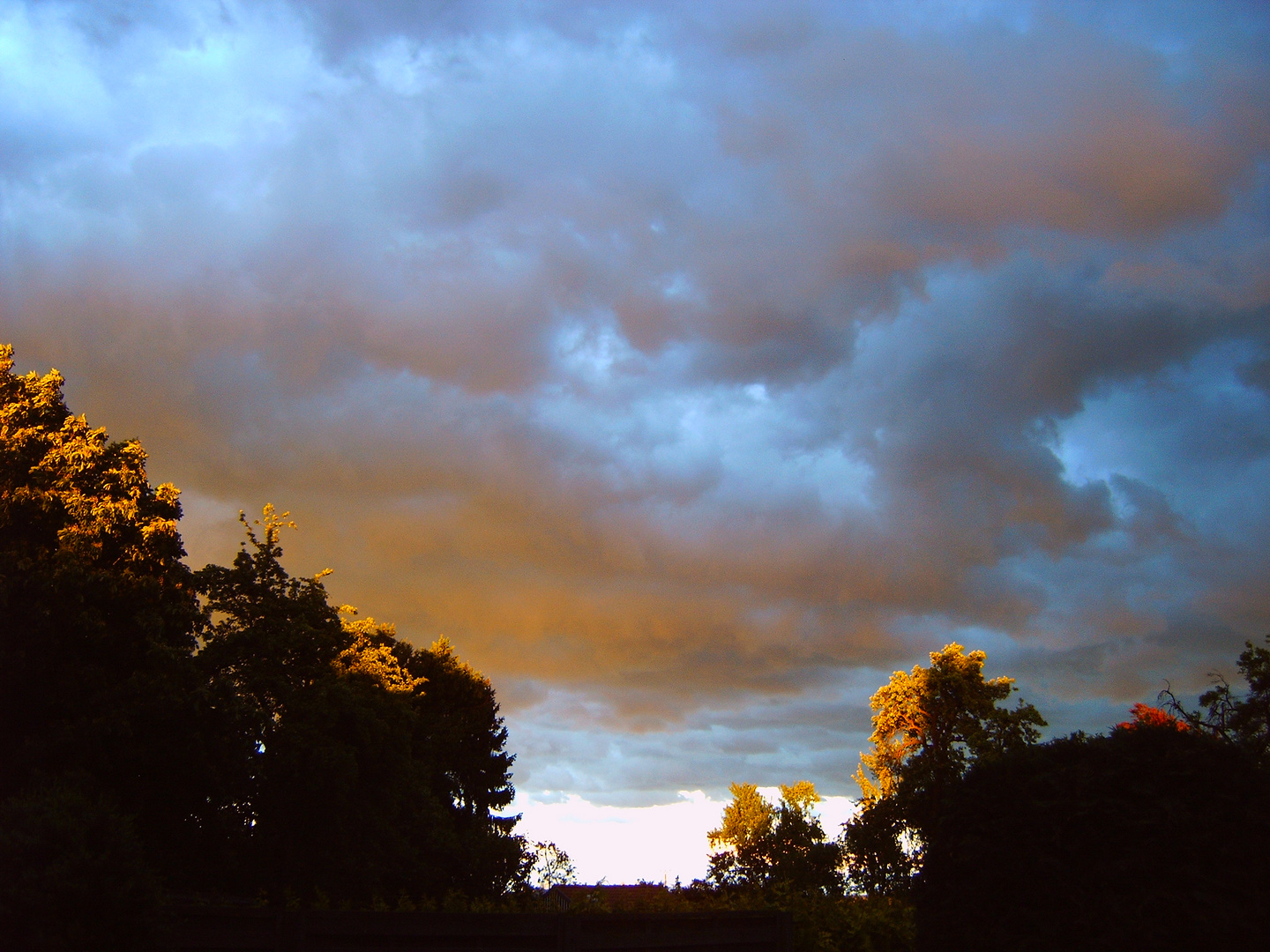 Nahendes Gewitter