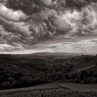 Nahendes Gewitter über dem Piemont