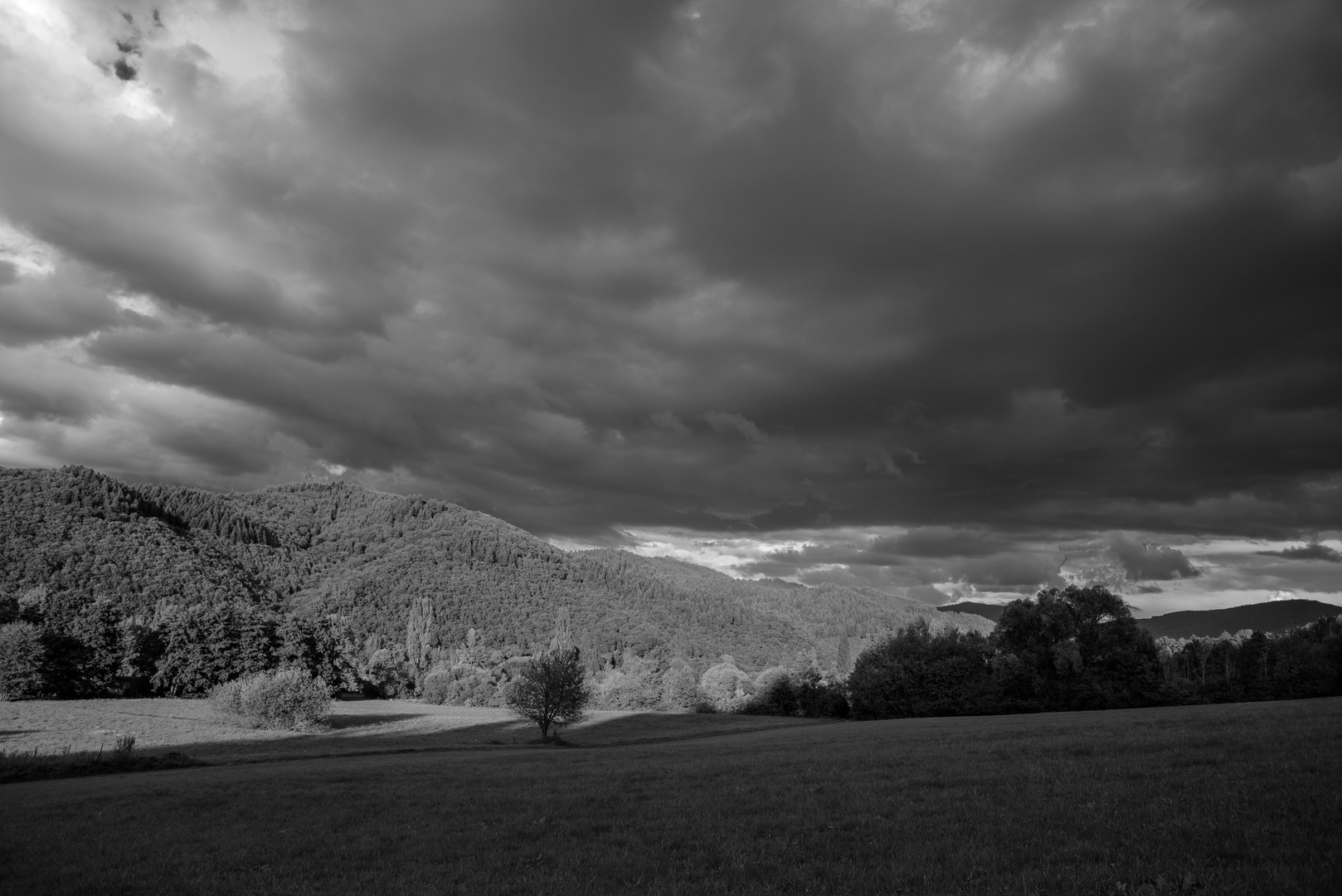 Nahendes Unwetter