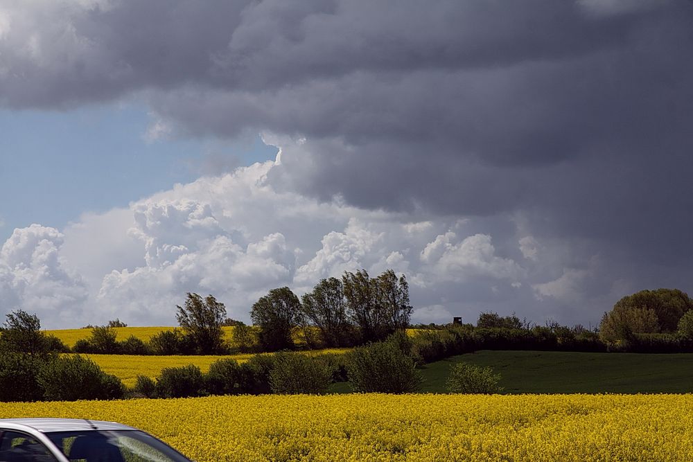 Nahendes Unwetter